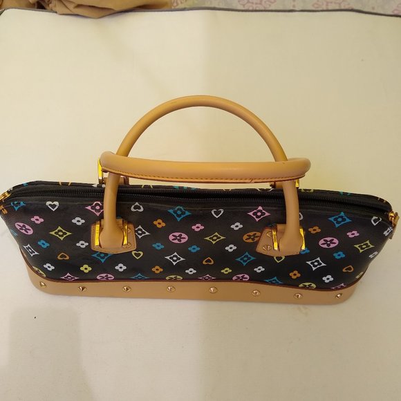LV Style monogram multi color handbag NEW - Picture 1 of 13